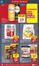 ALDI folder | Weekend Pagina 6: Tripel Karmeliet 6-pack €6,99, Grolsch Speciaalbier €1,59