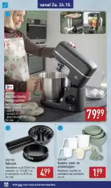 ALDI folder | Weekend Pagina 8: Ambianio Multifunctionele keukenmachine €79,99, Crofton Keuken-meet- en doseerhulpen €1,99
