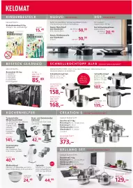 Strasser Markt Flugblatt Seite 4: Kelomat Kinderbesteckset €15,49, Trommelreibe Metall beschichtet €141,00