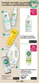Etos folder Pagina 12: Dr. Organic Calendula Baby Body Wash €7,99, Happy Earth Baby & Kids Soft Body Lotion €16,49
