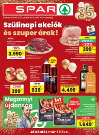 Spar akciós újság hét 43 Oldal 1: Regnum marhalábszár €3.990,00, S-BUDGET Prosciutto Cotto €399,00