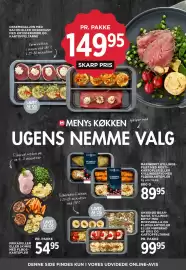 MENY tilbudsavis uge 43 Side 15: MARINERET KYLLINGEFILET MED RÖSTIKARTOFLER ELLER KYLLINGESPYD MED FLØDEKARTOFLER €89,95