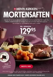 MENY tilbudsavis uge 43 Side 16: Tilkøb risalamande €39,95, Mortensaften €129,95