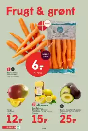 SPAR tilbudsavis uge 43 Side 4: Gestus Danske Snackrødder €6,00, Grøn Balance Økologiske Citroner €15,00