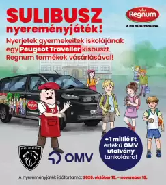 Interspar akciós újság hét 43 Oldal 8: SULIBUSZ nyereményjáték! Nyerjetek gyermekeitek iskolájának egy Peugeot Traveller