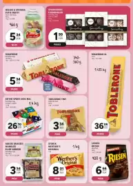 Scandinavian Park katalog Side 13: TOBLERONE, EUR 5.34 €5,34, SPANGSBERG FLØDEBOLLER, EUR 1.99 €1,99