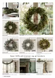 Skeidar kundeavis Side 16: Thuja girlander €249,00, Winter krans €399,00