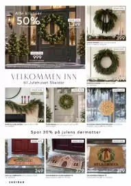 Skeidar kundeavis Side 2: Ålen krans €399,00, Gingerbread House Dørmatte €279,00