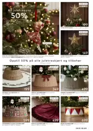 Skeidar kundeavis Side 7: Noelle juletreskjørt natur papirflett €349,00, Ruffle juletreskjørt Mørk rød velur €499,00