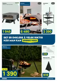 Maxbo kundeavis Side 21: Espegard Bålpanne lun €1.390,00, Espegard Grillrist bålpanne lun €339,00