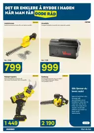 Maxbo kundeavis Side 22: Stanley beskjæringssaks fatmax 18v €1.449,00