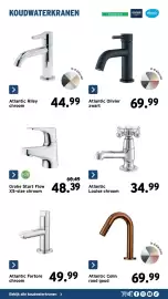 GAMMA folder | Sanitair Pagina 25: Atlantic Louise chroom €34,99, Atlantic Colin €69,99
