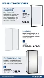 GAMMA folder | Sanitair Pagina 37: Douchecabine met deur €359,00, Douchedeur €779,00