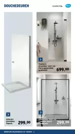 GAMMA folder | Sanitair Pagina 40: Sealskin draaideur voor nis €699,00, Sealskin schuifdeur voor nis €299,00