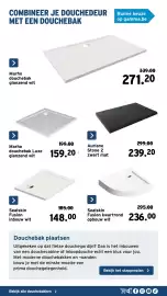 GAMMA folder | Sanitair Pagina 41: Sealskin fusion kwartrond opbouw wit €236,00, Sealskin fusion inbouw wit €148,00