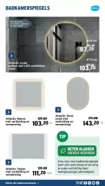 GAMMA folder | Sanitair Pagina 43: Atlantic Taylan met verlichting en verwarming €111,20