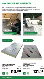 GAMMA folder | Isoleren Pagina 10: Iko Enertherm Comfort isolatieplaat €131,34, Idelco PIR isolatieplaat €110,00