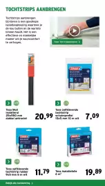 GAMMA folder | Isoleren Pagina 28: Tesa isolatiefolie €19,89, Tesa zelfklevende tochtstrip rubber €11,79