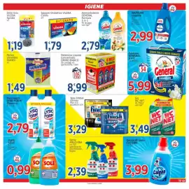 Volantino Market Ingross Pagina 19: Spugne Ondattiva VILEDA Colors €1,79, Tabs FINISH Ultimate Plus, Quantum €3,29