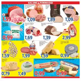 Volantino Market Ingross Pagina 8: Salame Golfetta €1,99, Mortadella Bologna IGP Negroni 4 Castelli €1,09