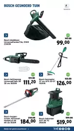 GAMMA folder | Gereedschap Pagina 19: Bosch hakselaar AXT 25 TC €519,00, Bosch bladblazer UniversalGardenTidy 2300 €99,00