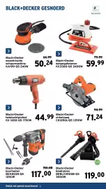 GAMMA folder | Gereedschap Pagina 28: Black+decker heteluchtpistool €44,99, Black+decker bladruimer €119,00