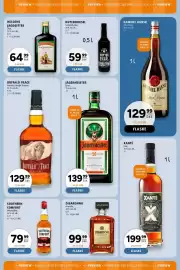 Scandinavian Park reklamblad Sida 31: Southern Comfort €79,99, Disaronno amaretto €99,00