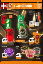 Scandinavian Park reklamblad Sida 38: Red Band vingummi eller lakrids €44,99, Quality Street €49,99
