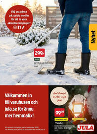Jula reklamblad Sida 62: Batteridriven arbetslampa €99,90, Kayoba Varmfodrade EVA-stövlar €299,00