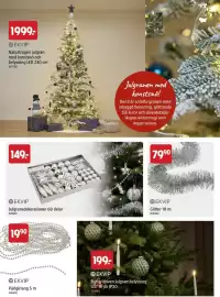 Jula reklamblad Sida 12: Ekvip glitter €79,90, Ekvip batteridriven julgransbelysning €199,00