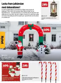 Jula reklamblad Sida 16: Ekvip lysande tomtelykta led €249,00, Ekvip dekorationsbelysning polkagrisar €249,00