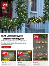 Jula reklamblad Sida 18: Ekvip ljusslinga led ip44 €99,90, Ekvip ljusslinga led 5 m ip44 €49,90