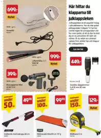 Jula reklamblad Sida 23: Remington sladdlös skäggtrimmer €449,00, Kayoba Nödsovsäck €99,90