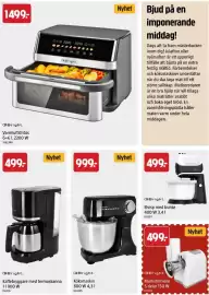 Jula reklamblad Sida 29: Bright kaffebryggare med termoskanna €499,00, Obright elvisp med bunke €499,00