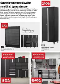 Jula reklamblad Sida 36: Hard Heads lilla garageinredning €13.929,00, Hard Head förvaringsskåp 2 dörrar €2.999,00