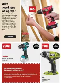 Jula reklamblad Sida 40: Ryobi slagskruvdragare 220 Nm 18 V €1.199,00, Meec tools skruvdragare €399,00