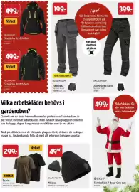 Jula reklamblad Sida 41: Bluewear mössa €49,90, DeWalt T-shirt €299,00
