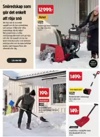 Jula reklamblad Sida 50: MeeC Tools batteridriven snöslunga 18 V 280 mm €1.499,00