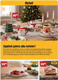 Jula reklamblad Sida 6: Ekvip jultallrik pepparkakshus €99,90, Ekvip jultallrik karamell €99,90