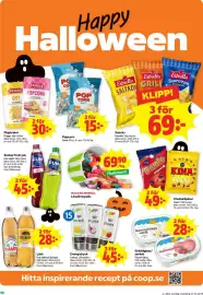 Coop Forum reklamblad vecka 44 Sida 10: Coop Lösviktsgodis €69,90, Triumf Glass Gräddglass/sorbet €28,00