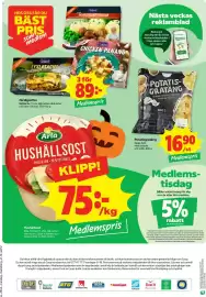 Coop Forum reklamblad vecka 44 Sida 12: Dafgårds färdigrätter €89,00, Coop potatisgratäng €16,90