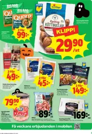 Coop Forum reklamblad vecka 44 Sida 3: Royal Greenland Räkor €89,00, Quorn Pieces €99,00