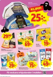 Coop Forum reklamblad vecka 44 Sida 9: Vicks halstabletter €29,00, Loka kolsyrat vatten €75,00