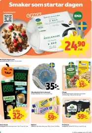 Coop reklamblad vecka 44 Sida 6: Frebaco havrekuddar havreringar €35,00, Fäbodknäcke Frön & Havssalt €35,00