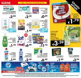 Volantino Spak Supermercati Pagina 15: Lavastoviglie Tutto in 1 Svelto €3,59, Asciugatutto Asso Ultra Foxy €1,79