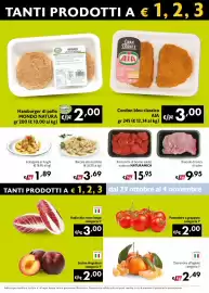 Volantino Maxi Family Pagina 3: Bocconcini di bovino adulto scottona NATURAMICA €15,95, Susine Angeleno categoria 1ª €2,00