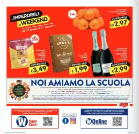Volantino SuperW Pagina 16: Grattuggiato fresco Granbiraghi Biraghi €3,49, Riso vialone nano Grazia €1,99