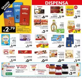 Volantino Eurospesa Pagina 10: Fette biscottate porzionate GrissinBon cereali/malto d'orzo €0,99, Pancake Mulino Bianco €1,99
