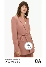 C&A gazetka tydzień 43 Strona 16: Długi żakiet regular fit C & A €219,99