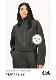 C&A gazetka tydzień 43 Strona 3: Żakiet oversize - w cienkie paski C & A €149,99
